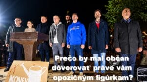 Slovenská opozícia nachádza v rozklade. Sú bez programu okrem "Lebo Fico"