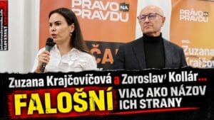 Zuzana Krajčovíčová a Zoroslav Kollár... falošní viac ako názov ich strany
